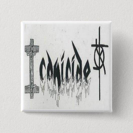 Iconicide Logo-Knopf #2 Button (Vorderseite)