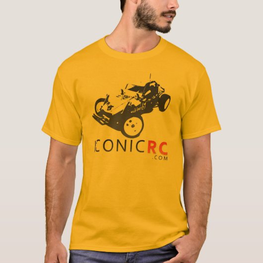 IconicRC T - Shirt - Gold (Vorderseite)