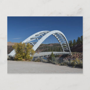 Iconische Brücke bei der Flamingschlucht Seepromen Postkarte