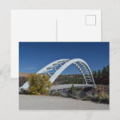 Iconische Brücke bei der Flamingschlucht Seepromen Postkarte (Vorne/Hinten)