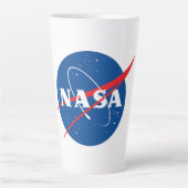 Iconische NASA Keramik Latte Tasse (17 oz.) (Vorderseite)