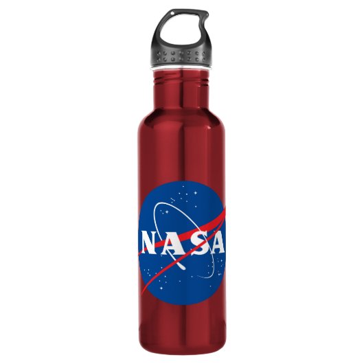 Iconische NASA Mars Red Steel Flasche (24 oz.) Edelstahlflasche (Vorderseite)