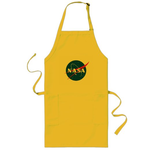 Iconische NASA Schürze für langen Koch (Sun Yellow (Vorne)