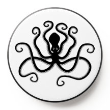 Iconischer Oktopus aus Minoan Marine Style Potteri