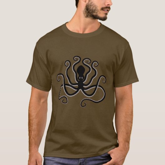 Iconischer Oktopus aus Minoan Marine Style Potteri T-Shirt (Vorderseite)