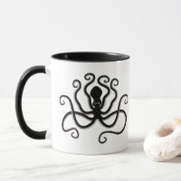 Iconischer Oktopus aus Minoan Marine Style Potteri