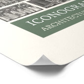 Iconographie - Architekturszenen Poster (Ecke)
