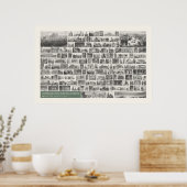 Iconographie - Architekturszenen Poster (Küche)