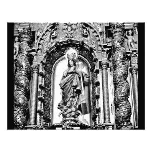 Iconographie Sevilla Black + White Fotodruck