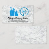 Icons für die Reinigung von Hilfsmitteln Visitenkarte (Vorne/Hinten)