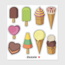 Icons für Eiscreme