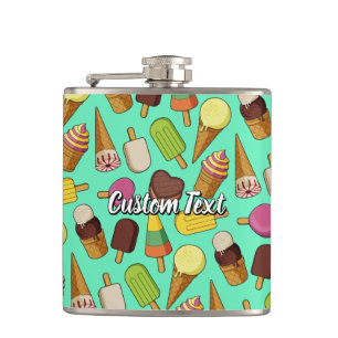 Icons für Eiscreme Flachmann