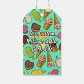 Icons für Eiscreme Geschenkanhänger (Rückseite)