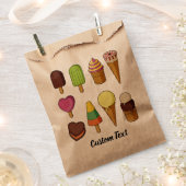 Icons für Eiscreme Geschenktütchen (Ausgeschnitten)