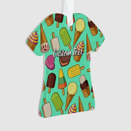 Icons für Eiscreme Ornament (Vorderseite)