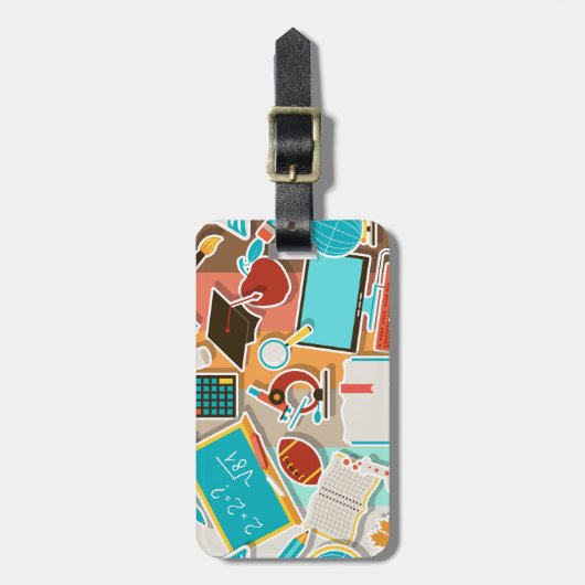 Icons für Schulgeräte Gepäckanhänger (Vorderseite vertikal)