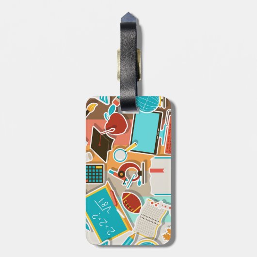 Icons für Schulgeräte Gepäckanhänger (Rückseite vertikal)