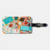 Icons für Schulgeräte Gepäckanhänger (Rückseite horizontal)