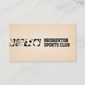 Icons für Varietsport Ball | Athletik Visitenkarte (Vorderseite)