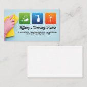Icons reinigen | Arbeitsabtrennung Visitenkarte (Vorne/Hinten)