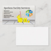 Icons reinigen | Behaltend Haus Visitenkarte (Vorne/Hinten)