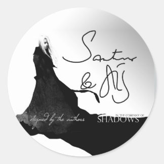 ICoS-Buchzeichen, unterzeichnet von Autoren Runder Aufkleber