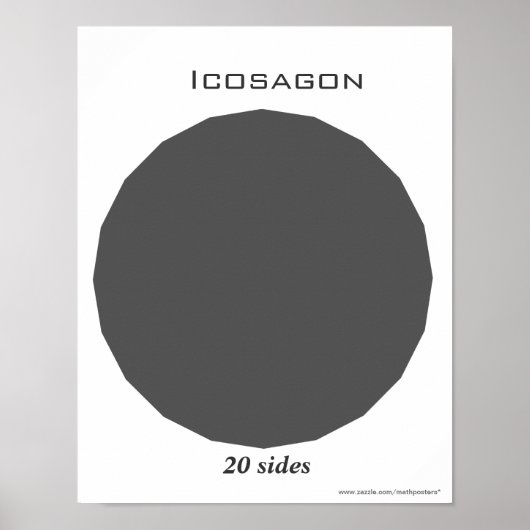 Icosagon Poster of Polygon (Vorne)