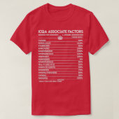 Icqa Associate Icqa Associate Icqa Associate Facto T-Shirt (Design vorne)