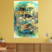 Icreme graffiti LKW Missiondistrikt San Francisco Leinwanddruck (Insitu (Wohnzimmer))