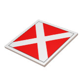ICS-Flag 4 Fliese (Seite)