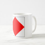 Ics-Flagge F Kaffeetasse (VorderseiteRechts)