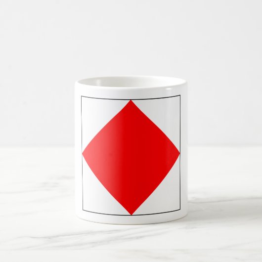 Ics-Flagge F Kaffeetasse (Mittel)