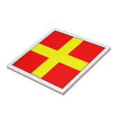 Ics-Flagge R Fliese (Seite)