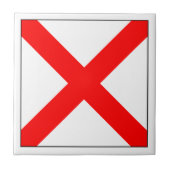 Ics-Flagge V Fliese (Vorderseite)