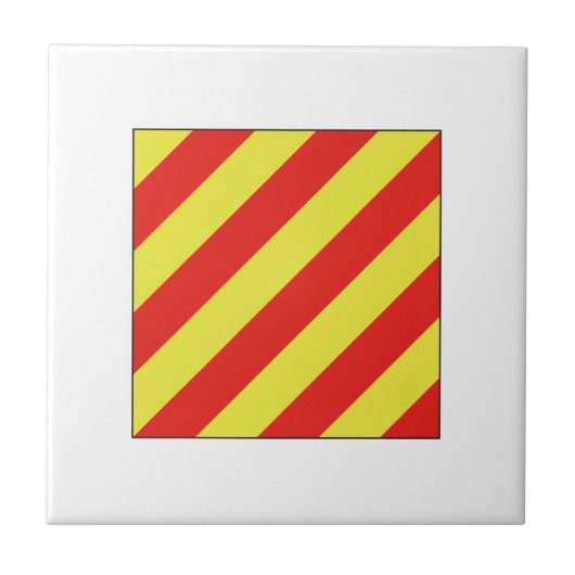 Ics-Flagge Y Fliese (Vorderseite)