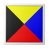 Ics-Flagge Z Fliese (Vorderseite)