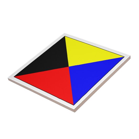 Ics-Flagge Z Fliese (Seite)