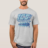 Ics-Netz/laufendes Mann-Logo T-Shirt (Vorderseite)