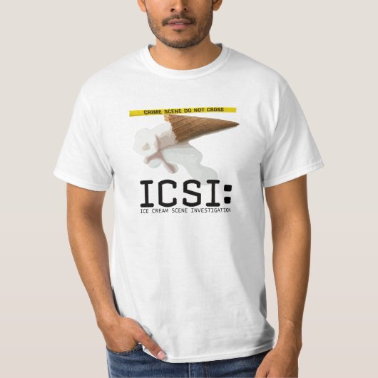 ICSI: Eiscreme-Szenen-Untersuchungs-lustiges T-Shirt (Vorderseite)