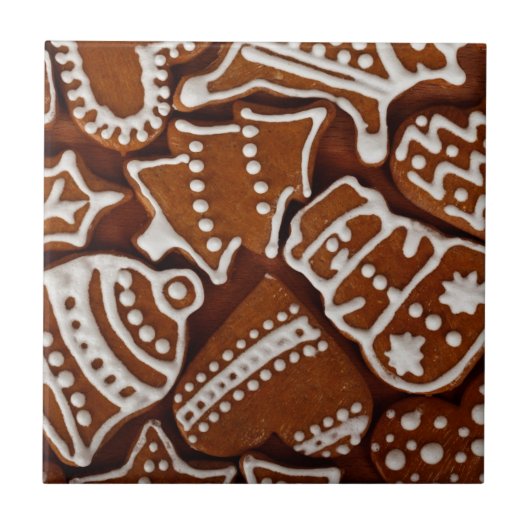 Icted, Cut Out, Lebkuchen Weihnachtskekse Fliese (Vorderseite)