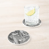 iCu2_BlckWhite Sandstone Untersetzer (Seite)