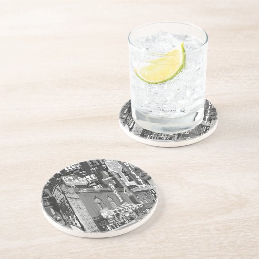 iCu2_BlckWhite Sandstone Untersetzer (Seite)