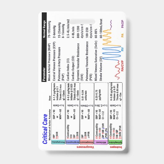 ICU Critical Care Abzeichen Buddy Ausweis (Front)