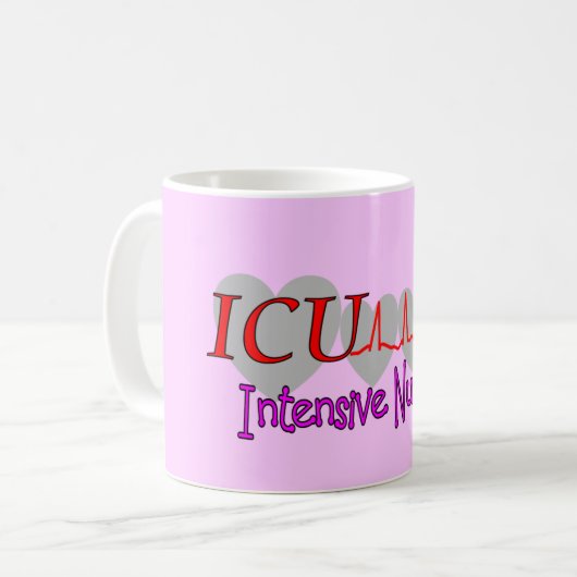 ICU INTENSIVE Krankenpflege-einzigartige Geschenke Kaffeetasse (Vorderseite Links)