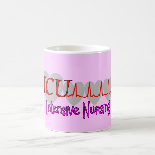 ICU INTENSIVE Krankenpflege-einzigartige Geschenke Kaffeetasse (Mittel)
