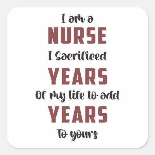 ICU-Krankenhaus für Notfallambulanzen Quadratischer Aufkleber (Vorderseite)