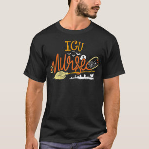 ICU-Krankenschwester Halloween RN Intensivpflege H T-Shirt