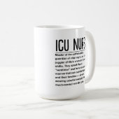 ICU-Krankenschwester Kaffeetasse (VorderseiteRechts)