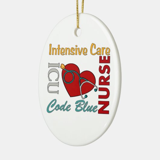 ICU - Krankenschwester Keramik Ornament (Links)