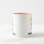 ICU Krankenschwester-Küken-Tasse Zweifarbige Tasse (Mittel)